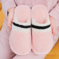 Autumn Winter Ladies Flops Hairy Cotton Warm Plush Slippers Lightweight Comfort Flats Indoor Home Floor Slides Women Slippers